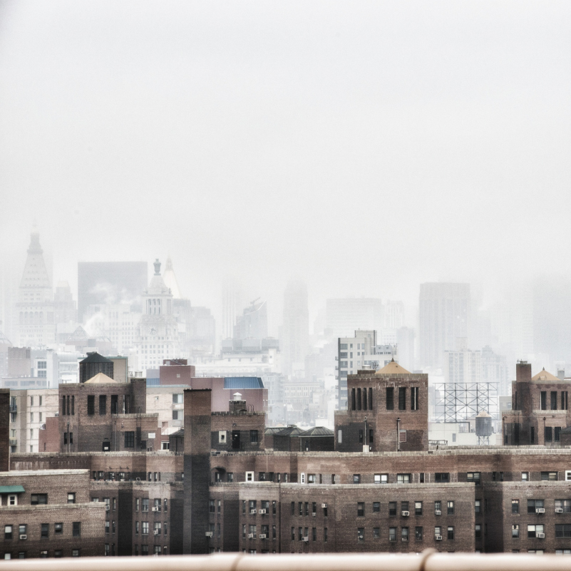 New York blurred